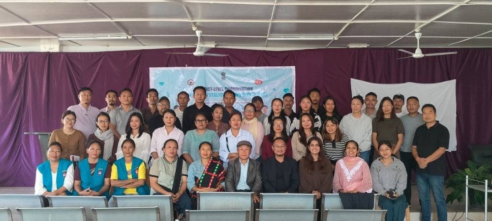Health officials along with the participants during a coordination workshop to strengthen HPV vaccination held at District Hospital, Kiphire, on October12.